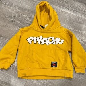 Zara Pikachu Yellow Kids Hoodie